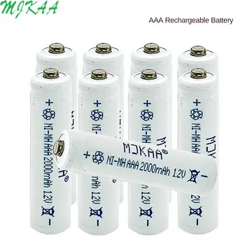 MJKAA 2000mAh Ni-mh 1.2V AAA Rechargeable Battery 3A Batteries for Camera Toys Remote Controls Radios Torches Clocks Toys
MJKAA 2000mAh Ni-mh 1.2V AAA Rechargeable Battery 3A Batteries for Camera Toys Remote Controls Radios Torches Clocks Toys