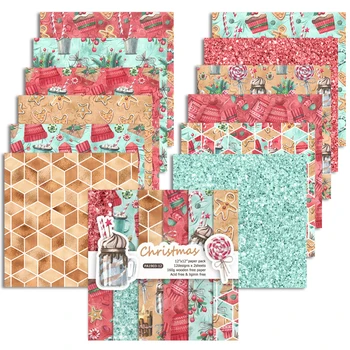 New 12 Inch The Gingerbread Man Christmas Patterns Handmade Background Scrapbook Paper 24 Sheets,DIY Origami Craft Art Home Deco
New 12 Inch The Gingerbread Man Christmas Patterns Handmade Background Scrapbook Paper 24 Sheets,DIY Origami Craft Art Home Deco