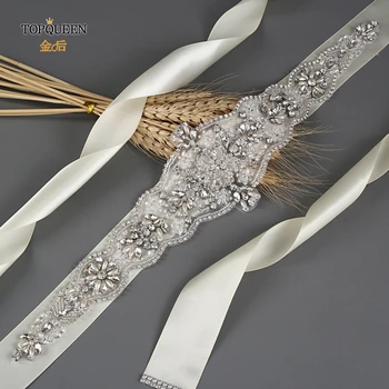 TOPQUEEN Wedding Sash belt High Quality Modest Special Occasion Waistband Crystal Bead Bridal Belts Sash for Formal Dress S349
TOPQUEEN Wedding Sash belt High Quality Modest Special Occasion Waistband Crystal Bead Bridal Belts Sash for Formal Dress S349