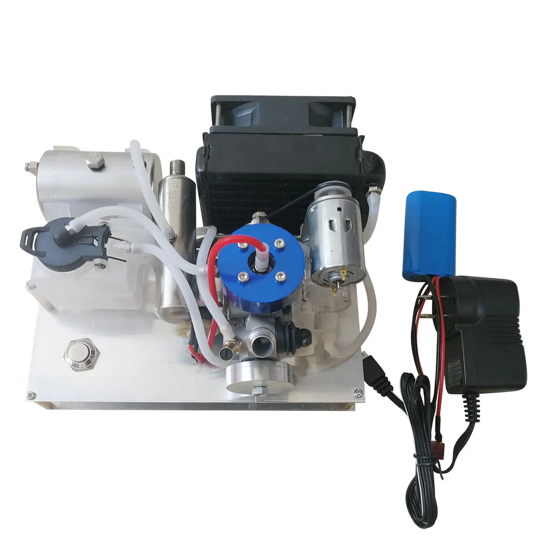 TOYAN Level 15 Methanol Engine To Gasoline Engine Model DIY Micro 12V Generator Set With Water-Cooled Radiator Device
TOYAN Level 15 Methanol Engine To Gasoline Engine Model DIY Micro 12V Generator Set With Water-Cooled Radiator Device