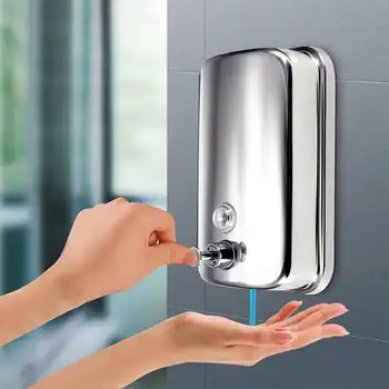 500-1000ML Liquid Soap Dispenser Wall Mounted Stainles Steel Gel Dispensers Soap Shampoo Container Pump for Bathroom Kitchen
500-1000ML Liquid Soap Dispenser Wall Mounted Stainles Steel Gel Dispensers Soap Shampoo Container Pump for Bathroom Kitchen