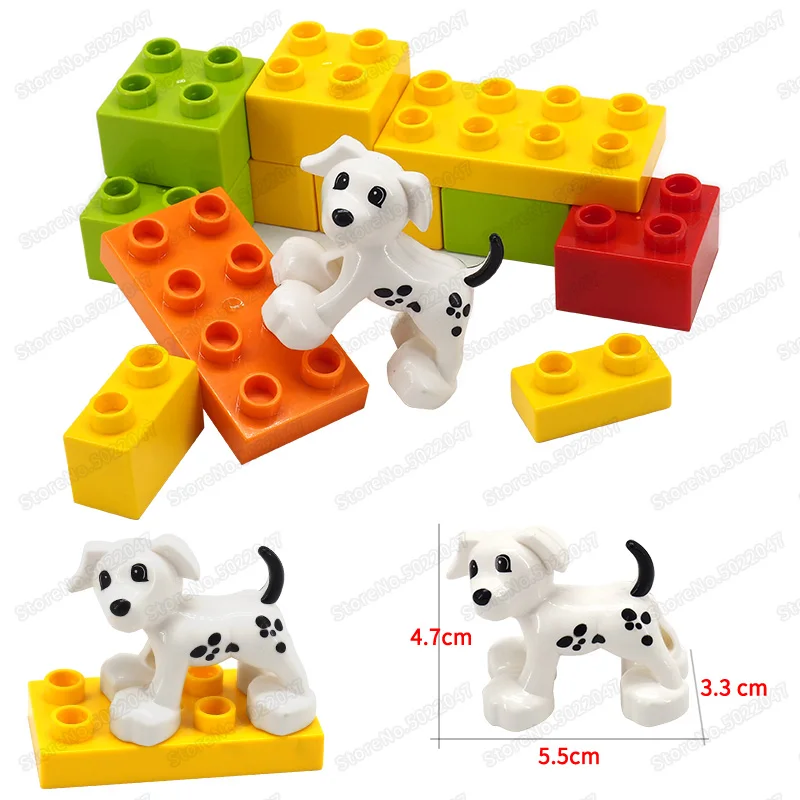 Children's Building Blocks Toys City Pet Spot Puppy Zoo Educational Large Particles Animal Legoingly Duploinglys Christmas Gifts
Children's Building Blocks Toys City Pet Spot Puppy Zoo Educational Large Particles Animal Legoingly Duploinglys Christmas Gifts