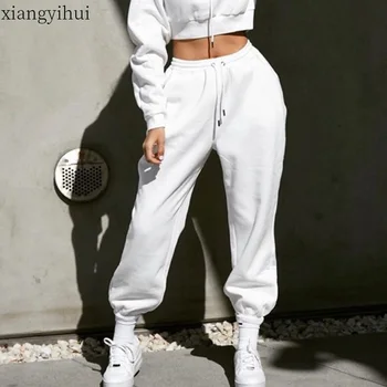 Casual Street Personality Pencil Pants Women Loose Drawstring Pocket Long Pants Female Full Lengt Trousers Elastic Waist Pant
Casual Street Personality Pencil Pants Women Loose Drawstring Pocket Long Pants Female Full Lengt Trousers Elastic Waist Pant