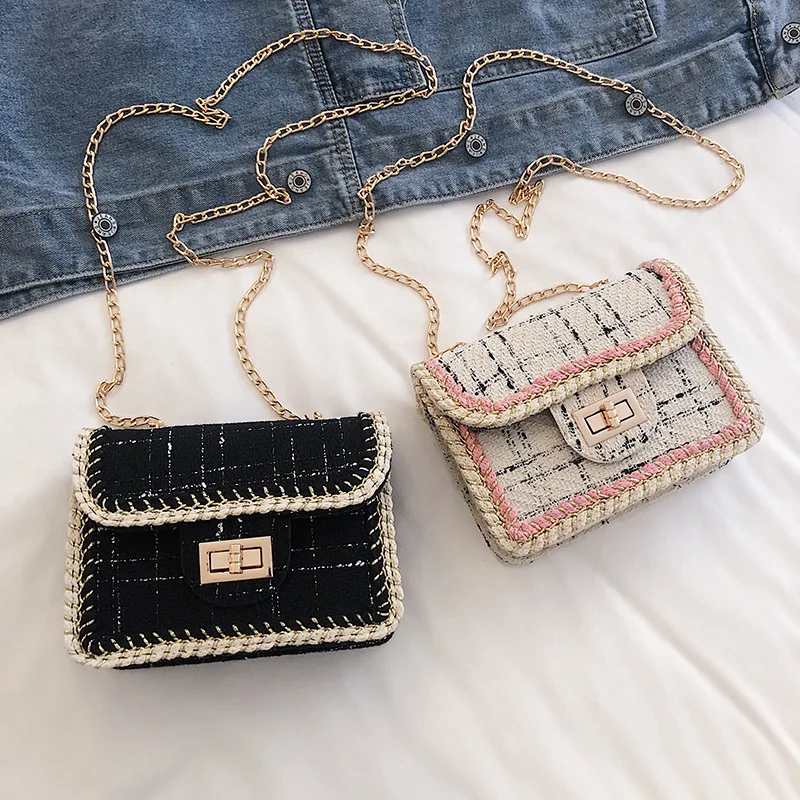 2019 New Style Elegant Graceful Woolen Cloth Turnlock Contrast Color Lace-up Square Sling Bag Shoulder Diagonal Fashion Korean-s
2019 New Style Elegant Graceful Woolen Cloth Turnlock Contrast Color Lace-up Square Sling Bag Shoulder Diagonal Fashion Korean-s