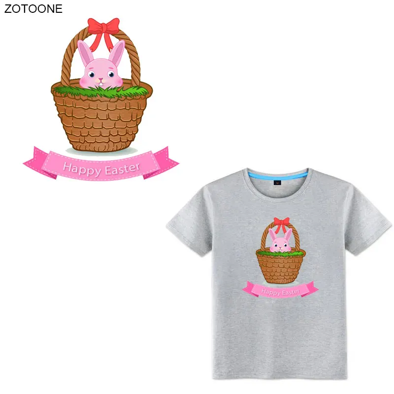 ZOTOONE Iron on Cute Rabbit Patches Easter Patch for Clothes DIY Heat Transfer Printed Stickers Clothing Embroidery Applique H
ZOTOONE Iron on Cute Rabbit Patches Easter Patch for Clothes DIY Heat Transfer Printed Stickers Clothing Embroidery Applique H