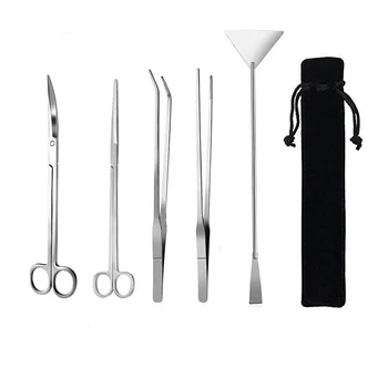 Stainless Steel Aquarium Cleaning Tool Kit Fish Tank Cleaner Aquascaping Tools Scissors Tweezers Algae Scraper for Water Plants
Stainless Steel Aquarium Cleaning Tool Kit Fish Tank Cleaner Aquascaping Tools Scissors Tweezers Algae Scraper for Water Plants