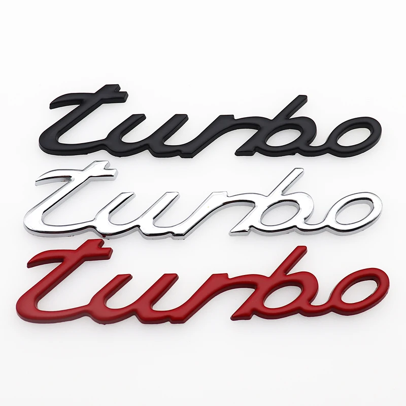 1 шт. 3D турбо брызговик металлический Автомобильный логотип боковой значок