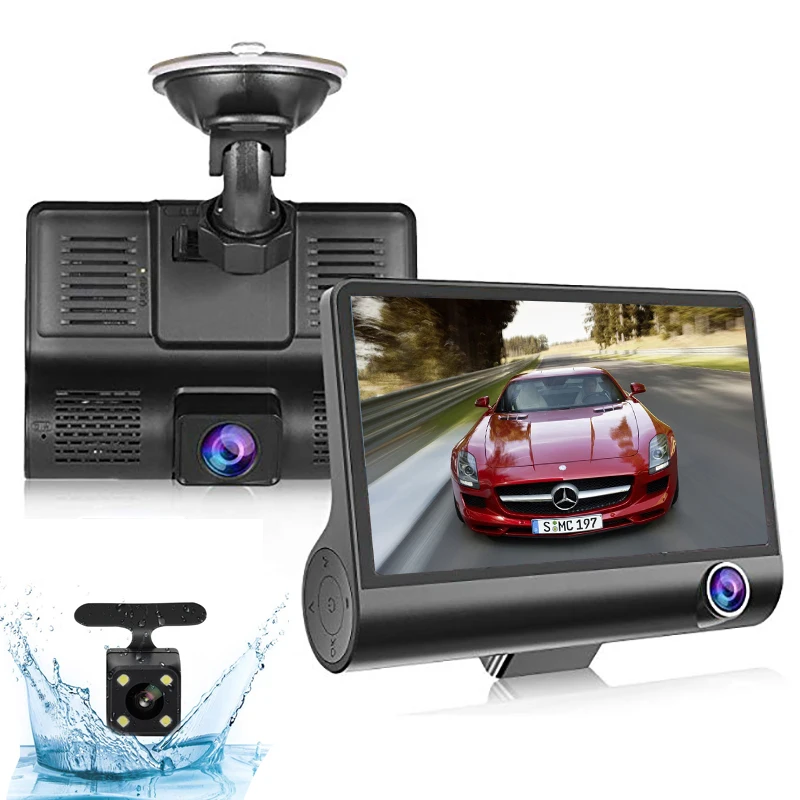 LAMJAD Car DVR 3 Cameras Lens 4.0 Inch Dash Camera Dual Lens With Rearview Camera Video Recorder Auto Registrator Dvrs Dash Cam
LAMJAD Car DVR 3 Cameras Lens 4.0 Inch Dash Camera Dual Lens With Rearview Camera Video Recorder Auto Registrator Dvrs Dash Cam