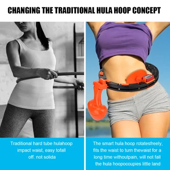 Counting Detachable Hoop Smart Fitness Weight Loss Abdomen Waist Ring Easy Safety Working-out Ornaments for Women
Counting Detachable Hoop Smart Fitness Weight Loss Abdomen Waist Ring Easy Safety Working-out Ornaments for Women