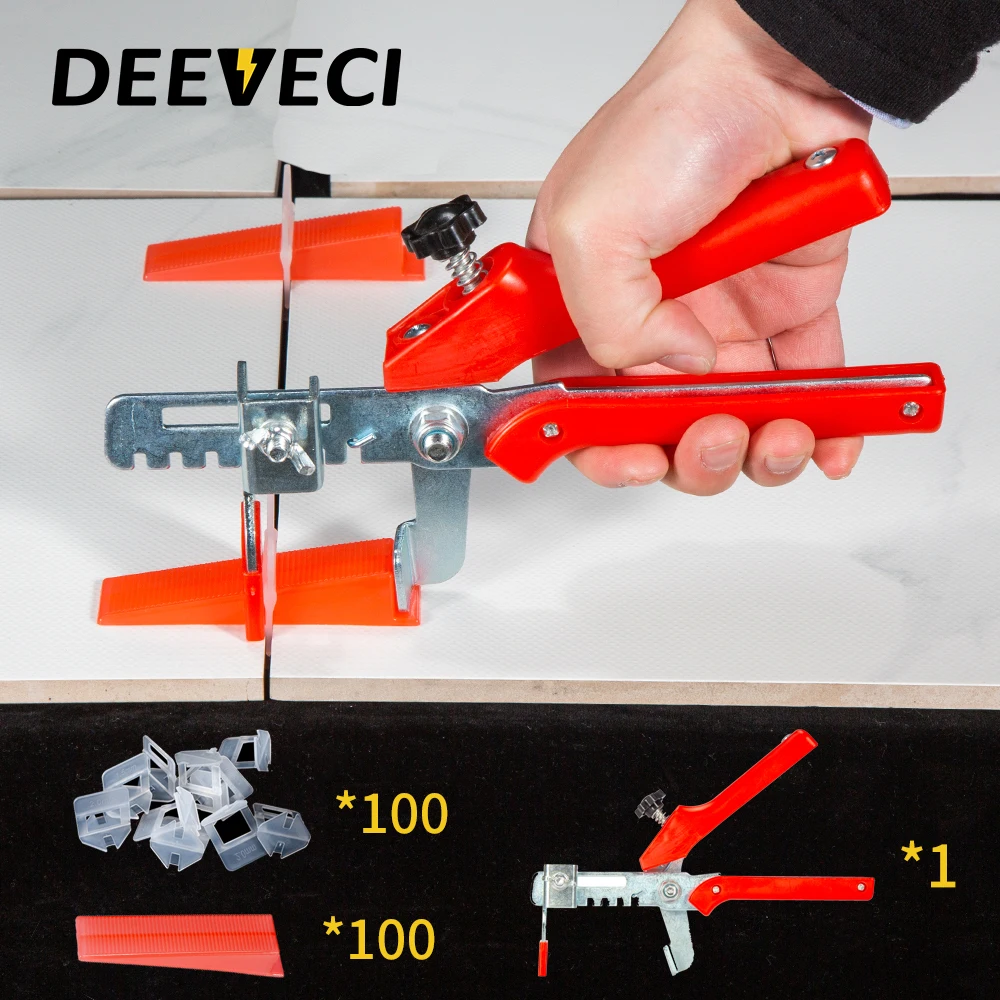 100 Clips 100 Wedges Tiling Flooring Tools Wedges Clips 200pcs Plastic Ceramic Tile Leveling System used in 3~12mm tiles
100 Clips 100 Wedges Tiling Flooring Tools Wedges Clips 200pcs Plastic Ceramic Tile Leveling System used in 3~12mm tiles