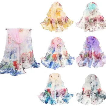 Trendy Print Ladies New Silk Scarf Foulard Femme Georgette Print Scarf Accesorios Mujer Fashion Scarf Beach Shawl Echarpe #C1
Trendy Print Ladies New Silk Scarf Foulard Femme Georgette Print Scarf Accesorios Mujer Fashion Scarf Beach Shawl Echarpe #C1