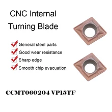 10PCS CCMT060204 VP15TF Carbide Inserts Internal Boring Plate Turning Tool CNC Metal Lathe Cutting Tool For Stainless CCMT Blade
10PCS CCMT060204 VP15TF Carbide Inserts Internal Boring Plate Turning Tool CNC Metal Lathe Cutting Tool For Stainless CCMT Blade