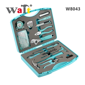 WAIT W8043 Blue Hand Tool Set Household Tool Kits Gift Tool Case Socket Wrench Screwdriver Knife for DIY Hand Tools
WAIT W8043 Blue Hand Tool Set Household Tool Kits Gift Tool Case Socket Wrench Screwdriver Knife for DIY Hand Tools