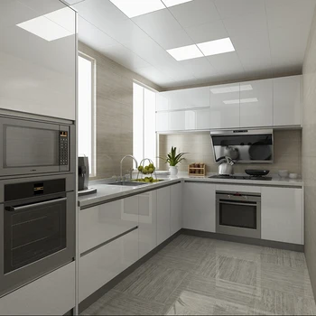 Hot Selling Modern MDF White Lacquer Kitchen Cabinets 
Hot Selling Modern MDF White Lacquer Kitchen Cabinets