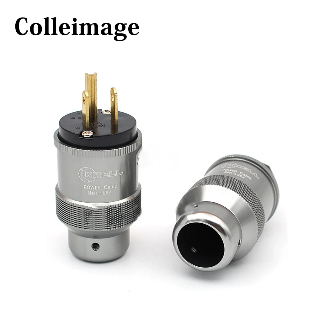 Colleimage Hifi 1pcs Hifi US Gold Plating Standard Power Plug Connector & IEC DIY Power Cord Cable
Colleimage Hifi 1pcs Hifi US Gold Plating Standard Power Plug Connector & IEC DIY Power Cord Cable