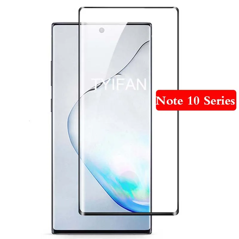 tempered glass for Samsung Note 10 Plus Pro on Screen Protector Safety Protective Cover Case Film On Galaxy Not Note10 10plus 3d |