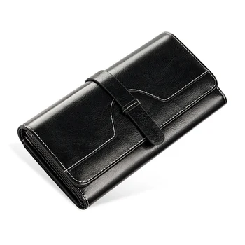 Women's Wallet Women Wallets Genuine Leather Long Purse Wallet Money Bag Big Capacity Ladies Walet 2020 Fashion Black Red Yellow 
Women's Wallet Women Wallets Genuine Leather Long Purse Wallet Money Bag Big Capacity Ladies Walet 2020 Fashion Black Red Yellow