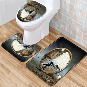 Philosophy Implies Bathroom Mat Three-Piece Bathroom Carpet Toilet Mat Set Door Mat Bathroom Non-Slip Mat Spot
Philosophy Implies Bathroom Mat Three-Piece Bathroom Carpet Toilet Mat Set Door Mat Bathroom Non-Slip Mat Spot