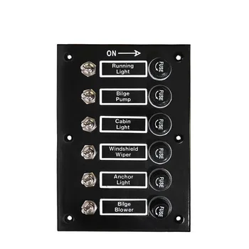 IZTOSS 12V / 24V 6P Bakelite Toggle Switch Panel with Fuses Switches For RV Boat marine Car Accessori
IZTOSS 12V / 24V 6P Bakelite Toggle Switch Panel with Fuses Switches For RV Boat marine Car Accessori