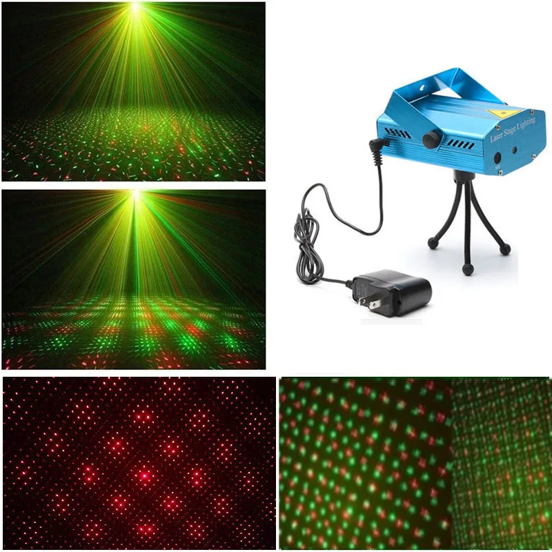 SPLEVISI Mini R&G Laser Star LED Stage Lighting Projector for Disco DJ XMAS Party Stage Bar Pub Club Light Sound Activated
SPLEVISI Mini R&G Laser Star LED Stage Lighting Projector for Disco DJ XMAS Party Stage Bar Pub Club Light Sound Activated