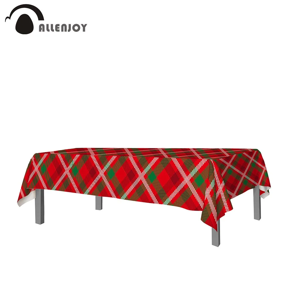 Allenjoy Christmas tablecloth repeat Plaid dots snowflakes candy pattern customizable backdrops table cover family party
Allenjoy Christmas tablecloth repeat Plaid dots snowflakes candy pattern customizable backdrops table cover family party