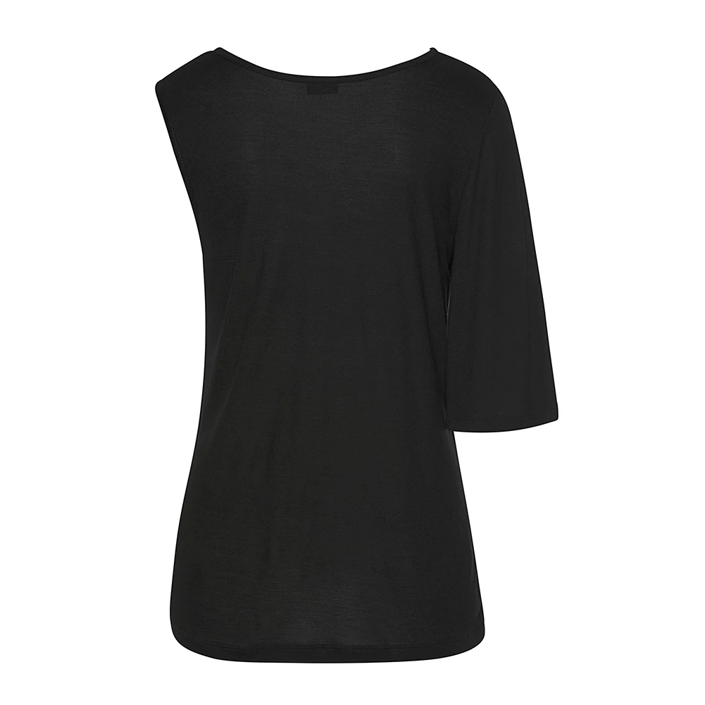 Hot Women Irregular Collar Unilateral Wide Sleeves Shirt Tops Solid Color T-shirt A66
Hot Women Irregular Collar Unilateral Wide Sleeves Shirt Tops Solid Color T-shirt A66