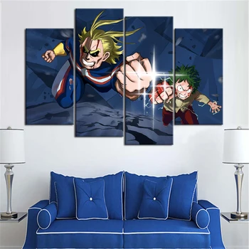 4 Pieces My Hero Academia Anime Painting on Canvas Wall Stickers Murals Home Decor Wall Art Wall Painting Birthday Gifts
4 Pieces My Hero Academia Anime Painting on Canvas Wall Stickers Murals Home Decor Wall Art Wall Painting Birthday Gifts