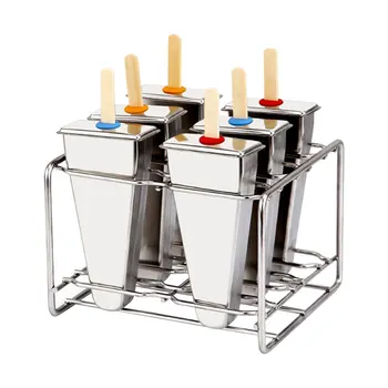 Kitchen Tools Ice-cream Maker Freezer DIY Summer Stainless Steel Fruit Juice Dessert Homemade Frozen Tray Ice Lolly Mold
Kitchen Tools Ice-cream Maker Freezer DIY Summer Stainless Steel Fruit Juice Dessert Homemade Frozen Tray Ice Lolly Mold