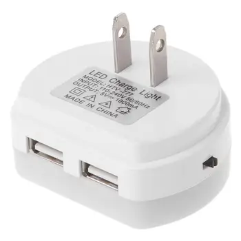 iTimo LED Night Light with Dual USB Port 5V 1A Light Sensor Control Room Home Lighting Plug-in Wall Lamp EU/US Plug Socket Lamp
iTimo LED Night Light with Dual USB Port 5V 1A Light Sensor Control Room Home Lighting Plug-in Wall Lamp EU/US Plug Socket Lamp