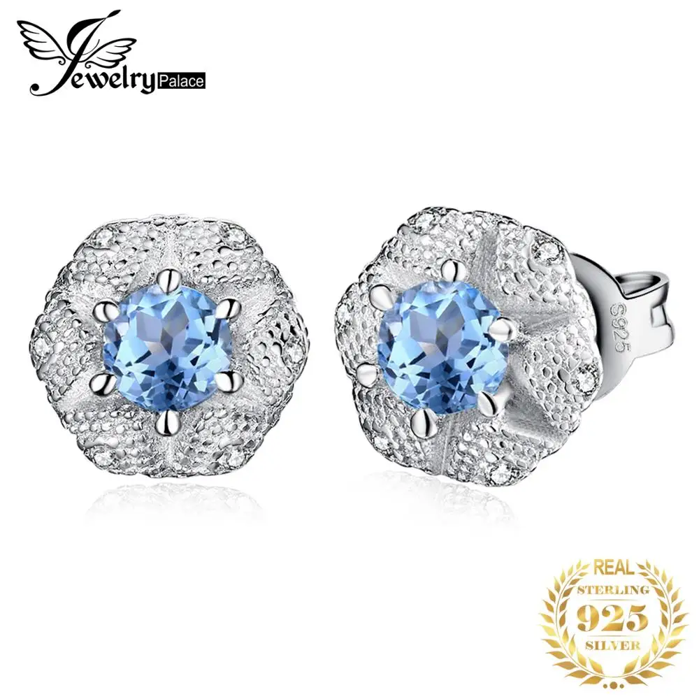 JewelryPalace Genuine Sky Blue Topaz Stud Earrings 925 Sterling Silver Earrings For Women Korean Earings Fashion Jewelry 2019
JewelryPalace Genuine Sky Blue Topaz Stud Earrings 925 Sterling Silver Earrings For Women Korean Earings Fashion Jewelry 2019
