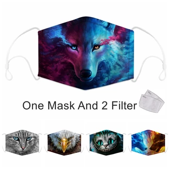 Reusable And Washable Cotton Face Mask Fashion Animal Cat Wolf Face Mask with Filters Unisex Banquet Party Mouth Muffle Masks
Reusable And Washable Cotton Face Mask Fashion Animal Cat Wolf Face Mask with Filters Unisex Banquet Party Mouth Muffle Masks