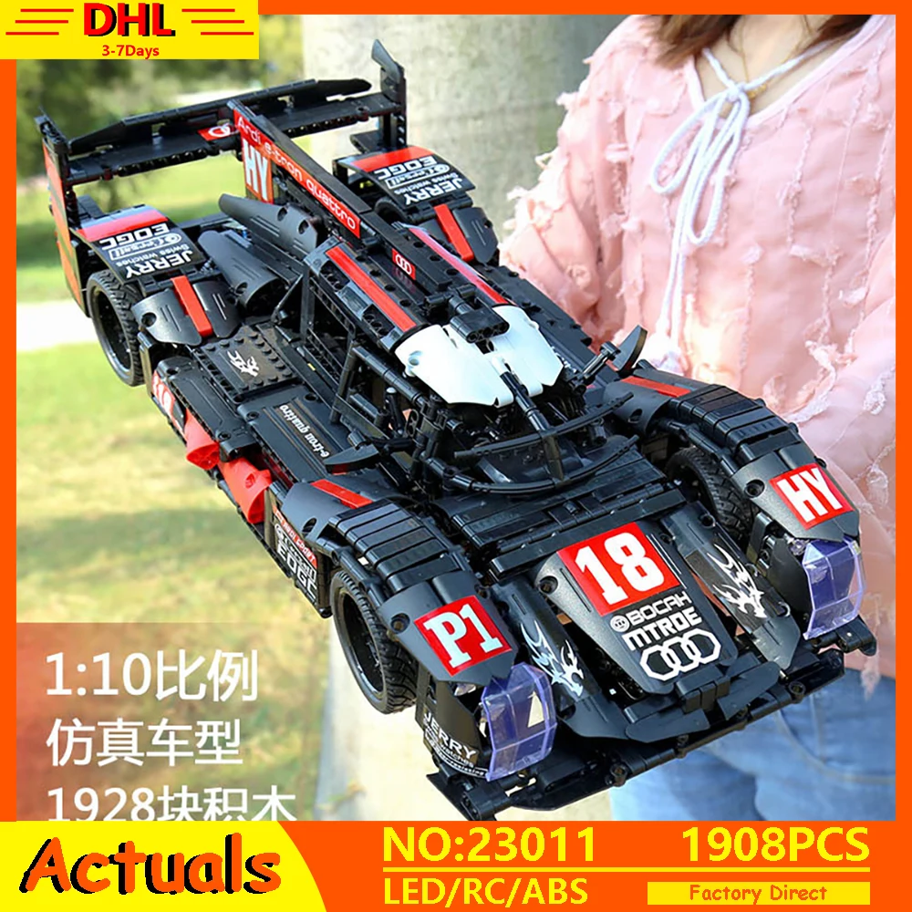 MOC Technic series R18 R8 Super Racing Speed Race Car Model Kit Building Block Bricks Educational Toys For Kids Christmas Gift
MOC Technic series R18 R8 Super Racing Speed Race Car Model Kit Building Block Bricks Educational Toys For Kids Christmas Gift
