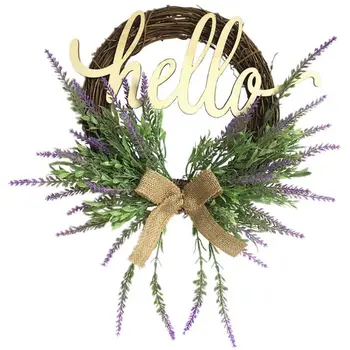 Artificial Flowers lavender Welcome-Wreath Spring Wreath Outdoor for Front Door Q39B
Artificial Flowers lavender Welcome-Wreath Spring Wreath Outdoor for Front Door Q39B