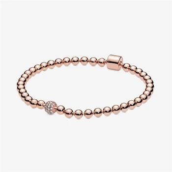 Women браслеты Round Beads & Pave Stones Rose Golden Bracelets for Women Fashion Jewelry Signature Clasp Charms Bracelets Girls
Women браслеты Round Beads & Pave Stones Rose Golden Bracelets for Women Fashion Jewelry Signature Clasp Charms Bracelets Girls