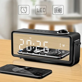 LED Alarm Clock with FM Radio Wireless bluetooth Speaker Mirror Display Support USB Music Player Wireless for Office Home
LED Alarm Clock with FM Radio Wireless bluetooth Speaker Mirror Display Support USB Music Player Wireless for Office Home