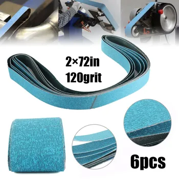 6pcs Sanding Belts 2*72 Inch 120 Grit Zirconia Sanding Belts Metal Sanding Grinding Polishing Sander Belt Machine 2020 Hot Sale
6pcs Sanding Belts 2*72 Inch 120 Grit Zirconia Sanding Belts Metal Sanding Grinding Polishing Sander Belt Machine 2020 Hot Sale