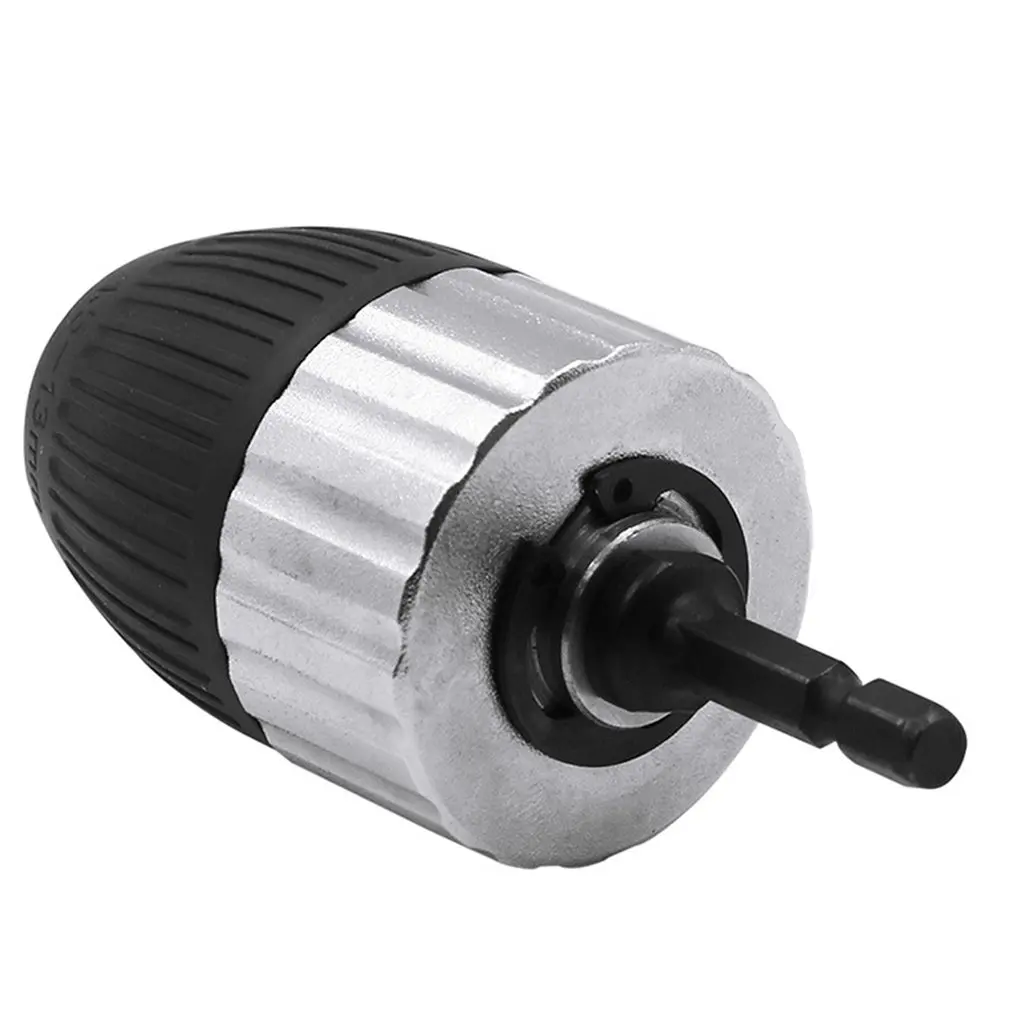 1.5-13mm Electric Hammer Keyless Drill Chucks Drill Keyless Chuck 3/8"-24UNF With 1/4" Hexagon Adaptor Conversion Chuck Sale