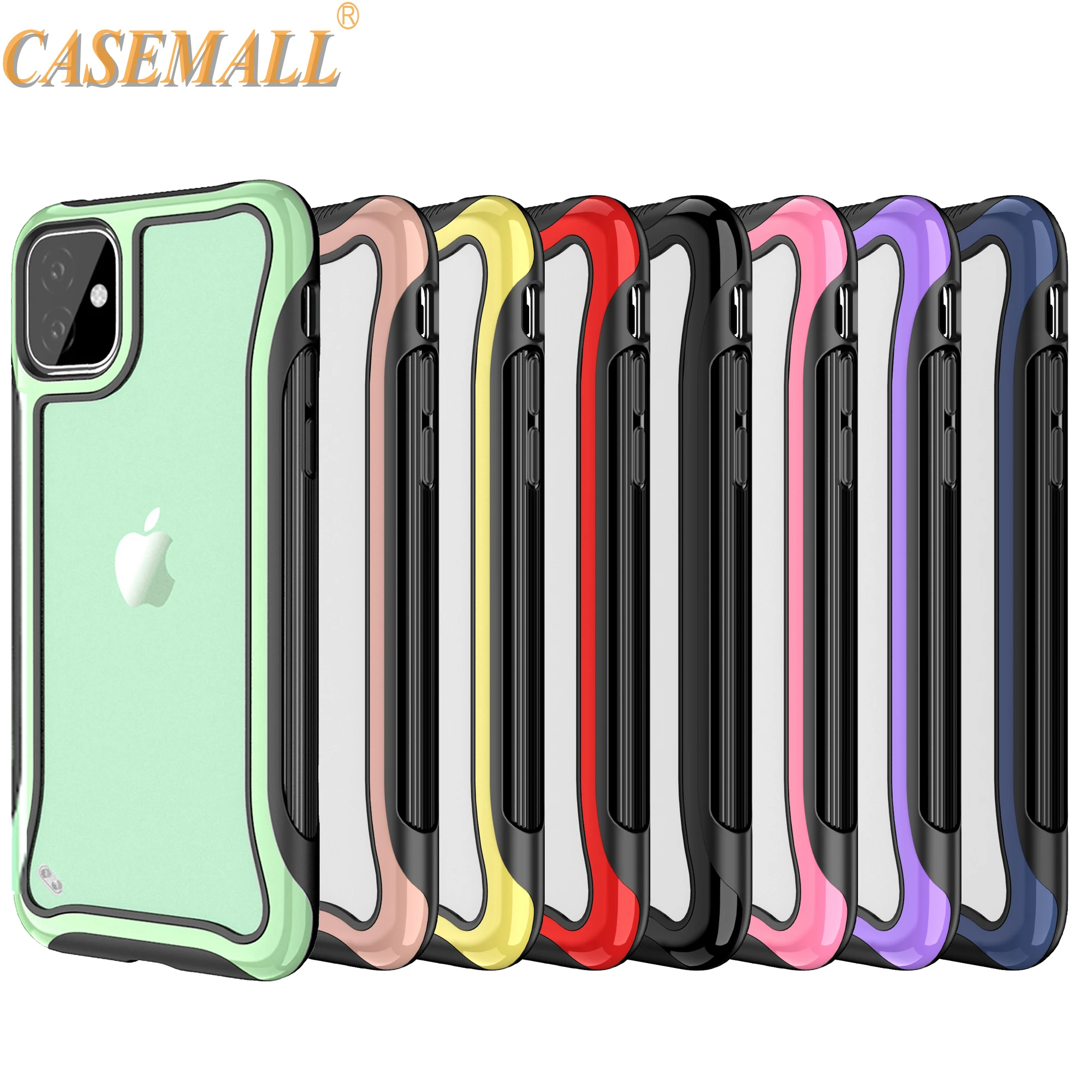 Чехол для iPhone 11 Pro Max роскошный противоударный Гибридный Бампер 3 в 1 жесткий
