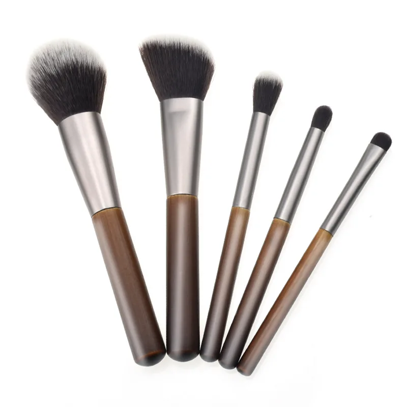 Bamboo handle Cosmetic appliance Eyeshadow brush set Five Cosmetic brush set Solid wood Makeup brush
Bamboo handle Cosmetic appliance Eyeshadow brush set Five Cosmetic brush set Solid wood Makeup brush