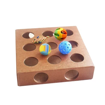 Interactive Pet Cat Toy Puzzle Box Wooden Peek Play Toy Box Hide & Seek Cat Mice Toy & Puzzle Feeder Adorable Funny Pet Cat Toys
Interactive Pet Cat Toy Puzzle Box Wooden Peek Play Toy Box Hide & Seek Cat Mice Toy & Puzzle Feeder Adorable Funny Pet Cat Toys