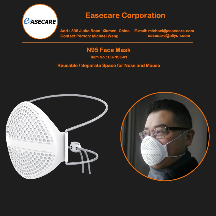 Ready Goods, 2 Months Use, 500bags of Reusable N95 Face Mask with 10pcs of Replacement Filters, Free shipping by DHL
Ready Goods, 2 Months Use, 500bags of Reusable N95 Face Mask with 10pcs of Replacement Filters, Free shipping by DHL