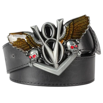 Silver Skull Buckle Belt Leather Men 3.8cm Width Belt Continous Men's Metal Belt Buckle Leather Belt
Silver Skull Buckle Belt Leather Men 3.8cm Width Belt Continous Men's Metal Belt Buckle Leather Belt