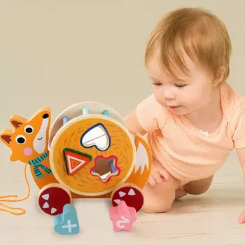 Baby Wooden Shape Sorter Pull Toy Toddler Learning Walking Push and Pull Carriage Educational Toy
Baby Wooden Shape Sorter Pull Toy Toddler Learning Walking Push and Pull Carriage Educational Toy