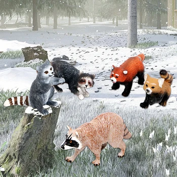 Action Toys Figure Wildlife Animal PVC Wild zoo farm Raccoon models set 5pcs/lot Collectible Doll For Home Decoration Toys
Action Toys Figure Wildlife Animal PVC Wild zoo farm Raccoon models set 5pcs/lot Collectible Doll For Home Decoration Toys