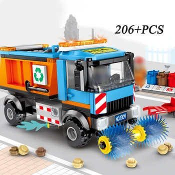 City View Sweeping Sanitation Garbage Truck Small Particle Blocks Assembled Children Cultivate Patience Educational DIY Toy Gift
City View Sweeping Sanitation Garbage Truck Small Particle Blocks Assembled Children Cultivate Patience Educational DIY Toy Gift
