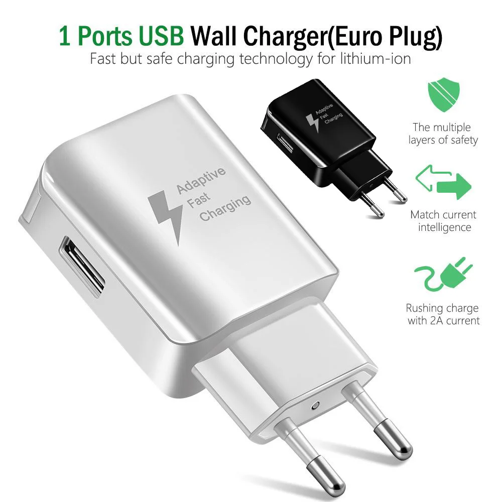 15W Quick Charger 2.0 USB Charger for Samsung A50 A30 iPhone 7 8 Huawei P20 Tablet QC 2.0 Fast Wall Charger US EU UK Plug Adapte
15W Quick Charger 2.0 USB Charger for Samsung A50 A30 iPhone 7 8 Huawei P20 Tablet QC 2.0 Fast Wall Charger US EU UK Plug Adapte