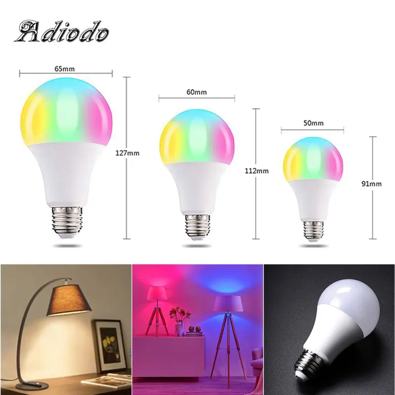 Энергосберегасветодиодный светодиодная RGB лампа E27 110 В 220 85 265 в волшебная с 16