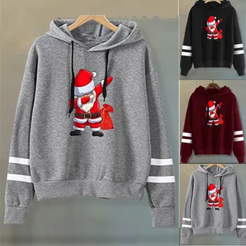 2019 New Hoodies Women Stripe Long Sleeves Clothes Christmas Printing Hoodie Sudadera Sweatershirt Tops Blouse Bluza Damska #C11
2019 New Hoodies Women Stripe Long Sleeves Clothes Christmas Printing Hoodie Sudadera Sweatershirt Tops Blouse Bluza Damska #C11