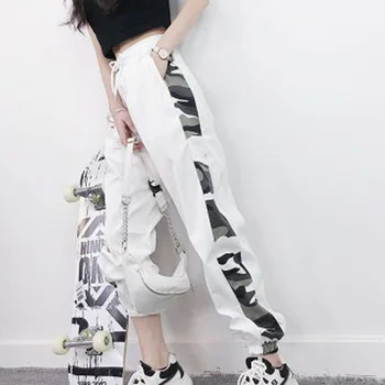 2019 Autumn Summer Streetwear Pants Women Elastic High Waist Sweatpants Baggy Pants Korean Loose Harem Pant New Arrival 
2019 Autumn Summer Streetwear Pants Women Elastic High Waist Sweatpants Baggy Pants Korean Loose Harem Pant New Arrival