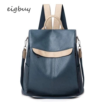 Soft Leather Guard Against Theft Both Shoulders Package Woman 2019 Bag Joker Concise Leisure Time Dual Purpose Single Shoulder 
Soft Leather Guard Against Theft Both Shoulders Package Woman 2019 Bag Joker Concise Leisure Time Dual Purpose Single Shoulder